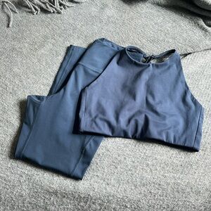 Girlfriend collective topanga bra and legging set